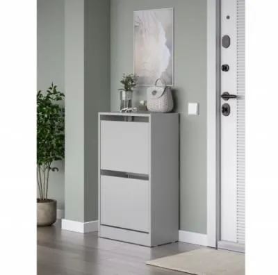 Тумба для обуви Айден ОБ06-602 серая 60 см Тумба для обуви Айден ОБ06-602 серая 60 см