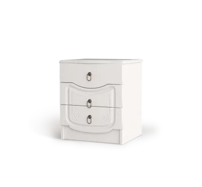 Тумбы прикроватные «Мария» Белый глянец 2 шт (ШхВхГ) 450х631х460 мм