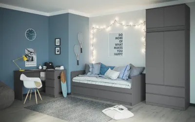 Детская «Челси» Графит/графит Комплектации 1 3 модуля