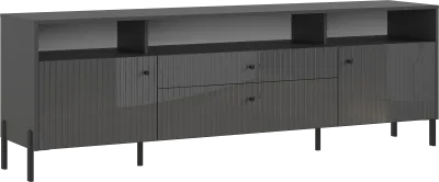 Тумба под ТВ Оливия Графит софт/графит