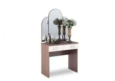 Стол с зеркалом «Бася» СТ 551 Шимо тем/шимо светл. (В*Ш*Г) 1580х820х430мм Стол с зеркалом «Бася» СТ 551 Шимо тем/шимо светл. (В*Ш*Г) 1580х820х430мм