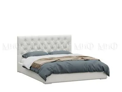 Кровать мягкая « Парма » Сандал светлый с ПМ 1.6 (ШхВхГ) 1800х1125х2140 мм