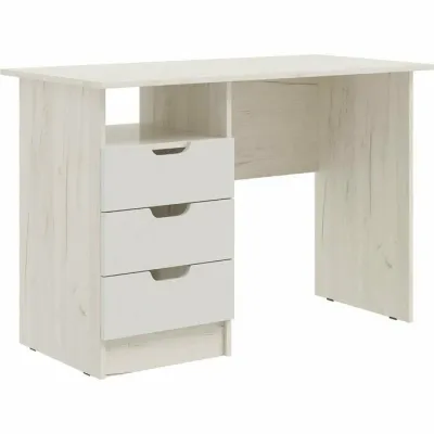 Стол с ящиками Юниор-4 Шарли белый/крафт белый 110 см