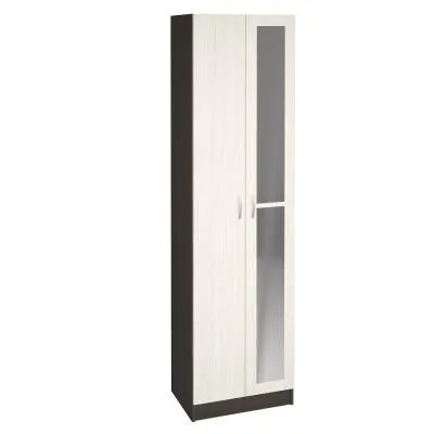 Шкаф Вега ШК-2 с зеркалом Вега венге / дуб белфорт 60 см