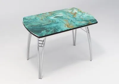 Раздвижной стол Интерьер грин голд Раздвижной стол Интерьер грин голд