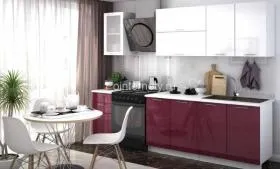 «Ксения» Белый/ Бордо глянец «Ксения» Белый/ Бордо глянец