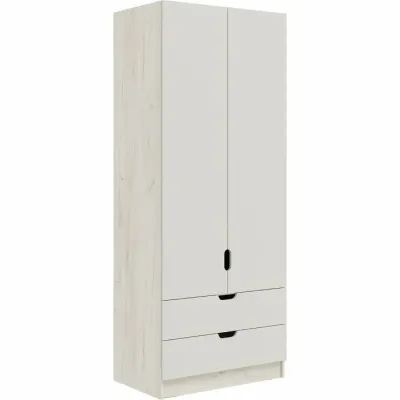 Шкаф Юниор-4 Шарли белый/крафт белый 80 см