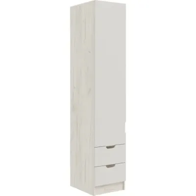 Пенал Юниор-4 Шарли белый/крафт белый 40 см