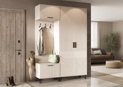 Прихожая Флэш Кашемир/Кашмир комплектация №3