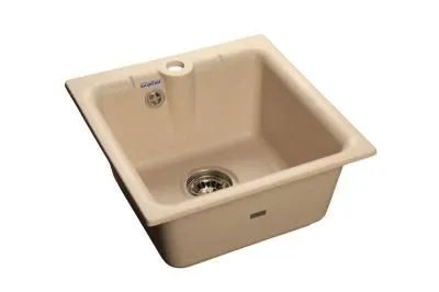 Мойка GranFest PRACTIK P-420 (квадратн) Бежевый