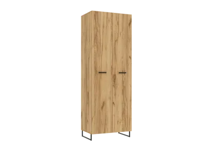 Шкаф 2-х ств. Ненси LOFT Дуб крафт/дуб крафт 80 см