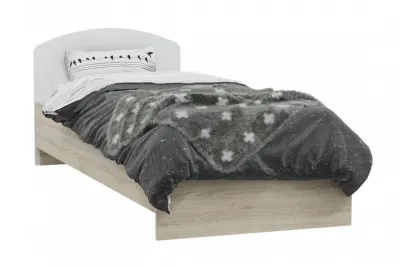 ДЕТ. Кровать «Мартина» Сонома/Белый глянец (ШхВхГ) 850х800х2036 мм ДЕТ. Кровать «Мартина» Сонома/Белый глянец (ШхВхГ) 850х800х2036 мм