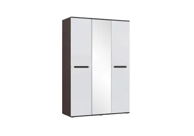 Шкаф « Ким » 3-х ств. Венге/Белый глянец (ШхВхГ) 1500х2236х524 мм