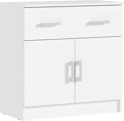 Комод «Бася» Белый с 1ящ+2дв. (ШхВхГ) 800x816x430 мм