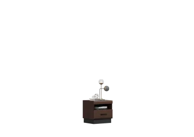 Тумбы прикроватные « Магнолия » Дерево/Орех (ШхВхГ) 500х500х442 мм