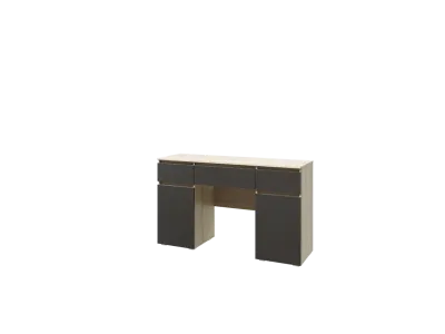 Туалетный столик « Ким » Сонома/Графит софт (ШхВхГ) 1400х839х440 мм