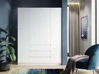 Шкаф «Челси» 1600 Белый глянец/белый (ШхВхГ) 1602х2022х514 мм