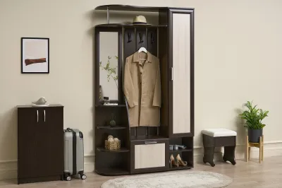 Прихожая «Ксения-2» Венге/Лоредо (Ш*В*Г) 1200х2150х364 мм