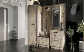 Прихожая Амели Дуб Юкон/Бетон темный Прихожая Амели Дуб Юкон/Бетон темный