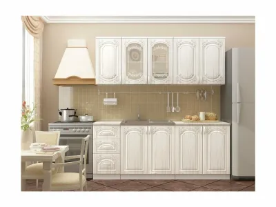 Кухня «Лиза-1» Белый Сандал 2 метра