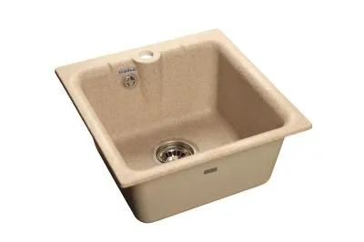 Мойка GranFest PRACTIK P-420 (квадратн) Песочный