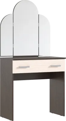 Стол с зеркалом «Бася» СТ 551 Венге/белфорт (В*Ш*Г) 1580х820х430 мм