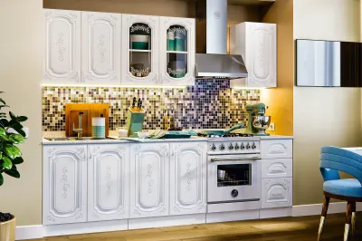 Кухня «Лиза-2» Белый 2 метра