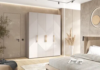 Шкаф 4-х ств. «Ирис» Кашемир/Кашемир (ШхВхГ) 1800х2236х506 мм