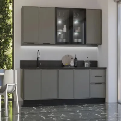 Кухня «Николь» Холст вулканический 2.0/900 метра