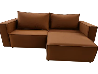 Диван-трансформер «Лофт» Коричневый (ШхГхВ) 2420х960х750 мм