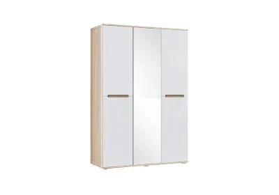 Шкаф « Ким » 3-х ств. Сонома/Белый глянец (ШхВхГ) 1500х2236х524 мм Шкаф « Ким » 3-х ств. Сонома/Белый глянец (ШхВхГ) 1500х2236х524 мм