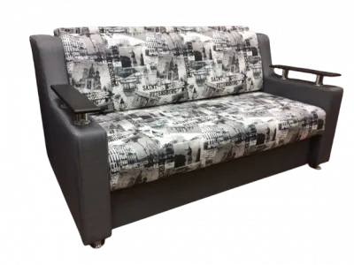 Диван « Гранд-2» С.-Петербург серый СМ 120 (ШхГхВ) 1400х900х920 мм