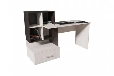 Стол компьютерный «№-8» Сандал светлый/ Дуб венге (Ш*В*Г) 1500х1050х550 мм