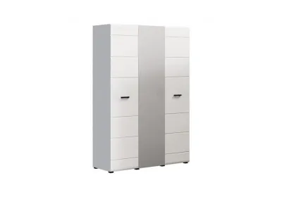 Шкаф «Ненси New» 3-х ств. Белый глянец (Ш*В*Г) 1500x2200x524 мм