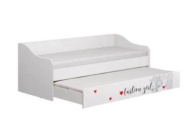 Кровать выдвижная «Вега» NEW Girl белое дерево (ШхВхГ) 2032х650х952 мм