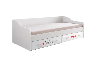 Кровать с ЯЩ. «Вега» NEW Girl белое дерево (ШхВхГ) 2032х650х952 мм