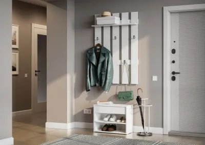 Прихожая Айден ВШ06-800  Белый 80 см Прихожая Айден ВШ06-800  Белый 80 см