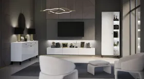 Гостиная Оливия Белый глянец Гостиная Оливия Белый глянец