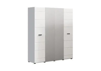 Шкаф «Ненси New» 4-х ств. Белый глянец (Ш*В*Г) 1800x2200x524 мм