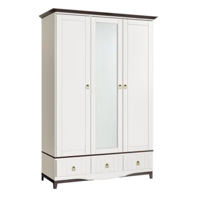 Шкаф 3х-ств « Вояж» Венге/Белый (Ш*Г*В) 1450*560*2135 мм