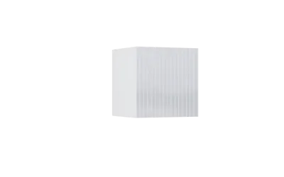 Шкаф навесной малый Оливия Белый глянец/белый