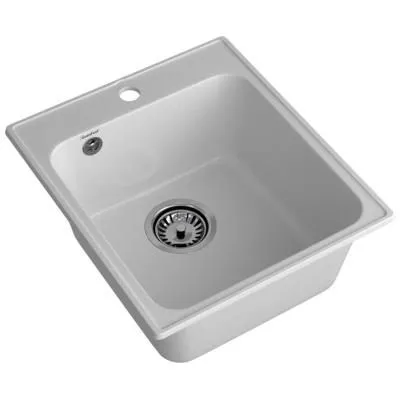 Мойка GranFest QUARZ Z-17 (квадратн), Серый (без сифона г268)
