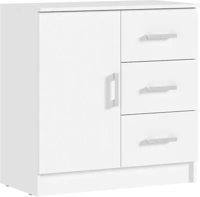 Комод «Бася» Белый 3ящ+1дверь (ШхВхГ) 800x816x430 мм