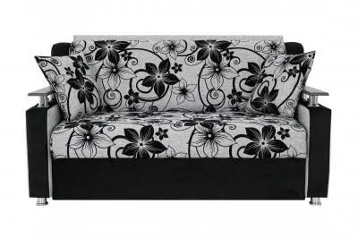 Диван « Гранд-2» Рогожка цветы СМ 120 (ШхГхВ) 1400х900х920 мм