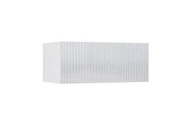 Тумба навесная №1 Оливия Белый глянец/белый