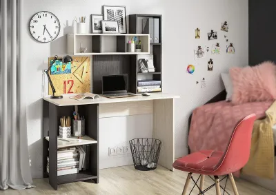 Стол компьютерный Олимп венге/дуб белфорт  120 см