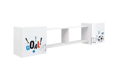 Надстройка «Вега» NEW boy белое дерево (ШхВхГ) 2032х450х280 мм