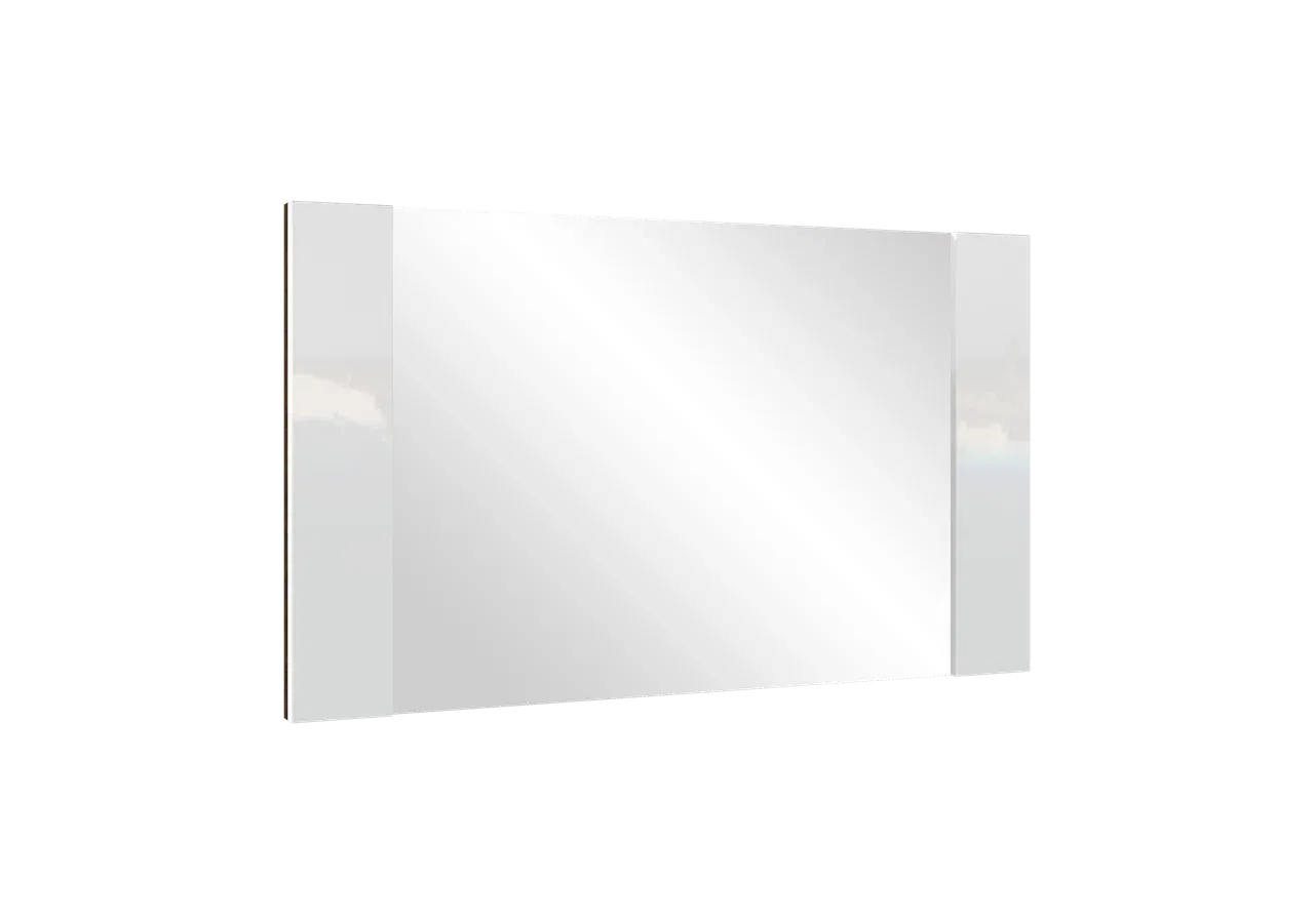 Зеркало « Ким » Венге/Белый глянец (ШхВхГ) 850х500х32 мм Зеркало « Ким » Венге/Белый глянец (ШхВхГ) 850х500х32 мм