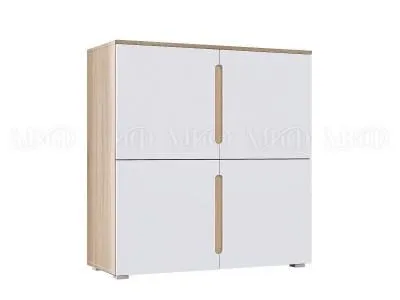 Тумба «Ким-2. 4-х ств.» Сонома/белый (ШхВхГ) 1000*1050*424 мм Тумба «Ким-2. 4-х ств.» Сонома/белый (ШхВхГ) 1000*1050*424 мм