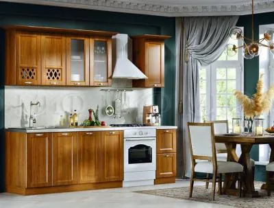 Кухня «Милано» Орех 2 метра Компоновка №2